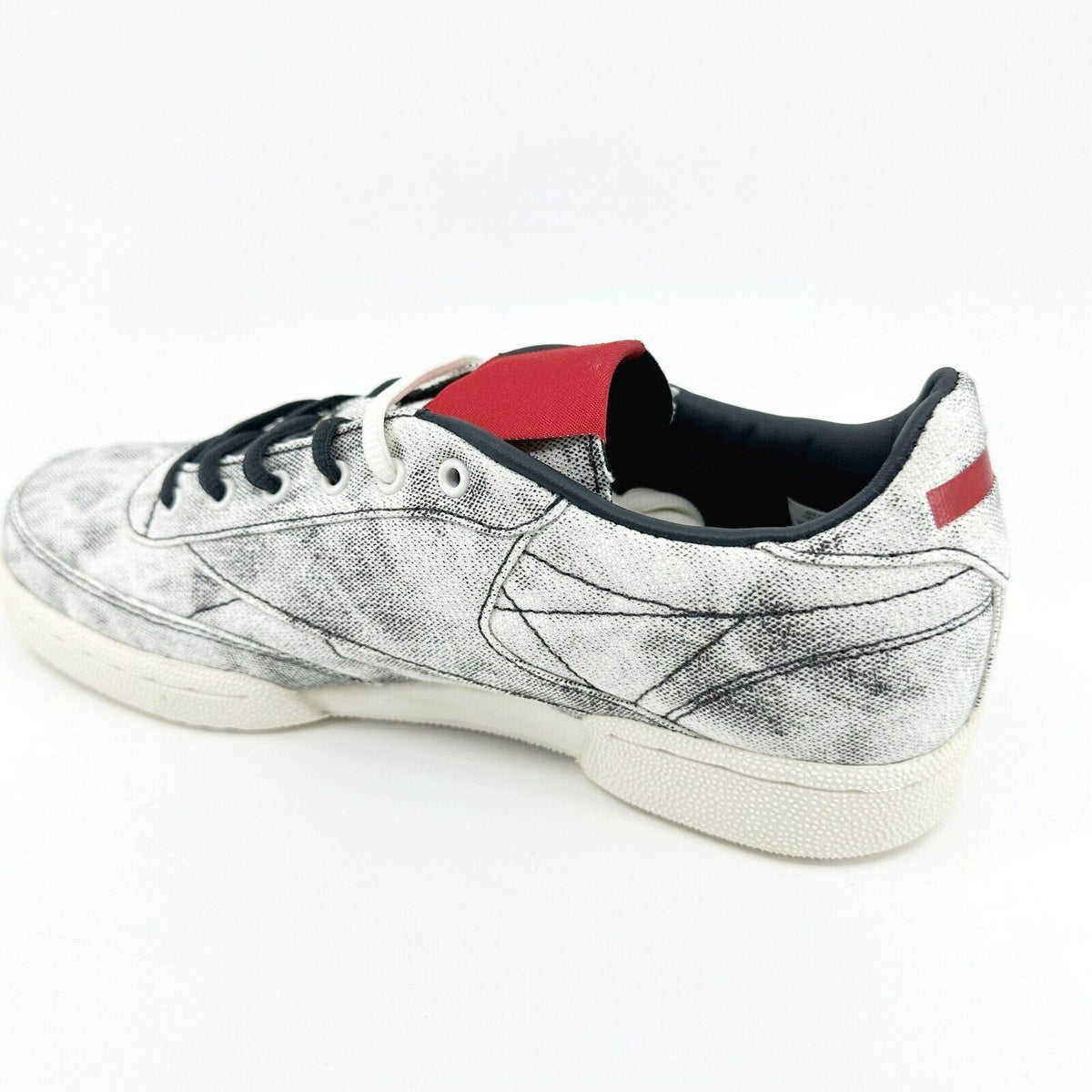 Reebok Club Classic Kendrick Lamar White Black Kids Junior Sneakers BS9002