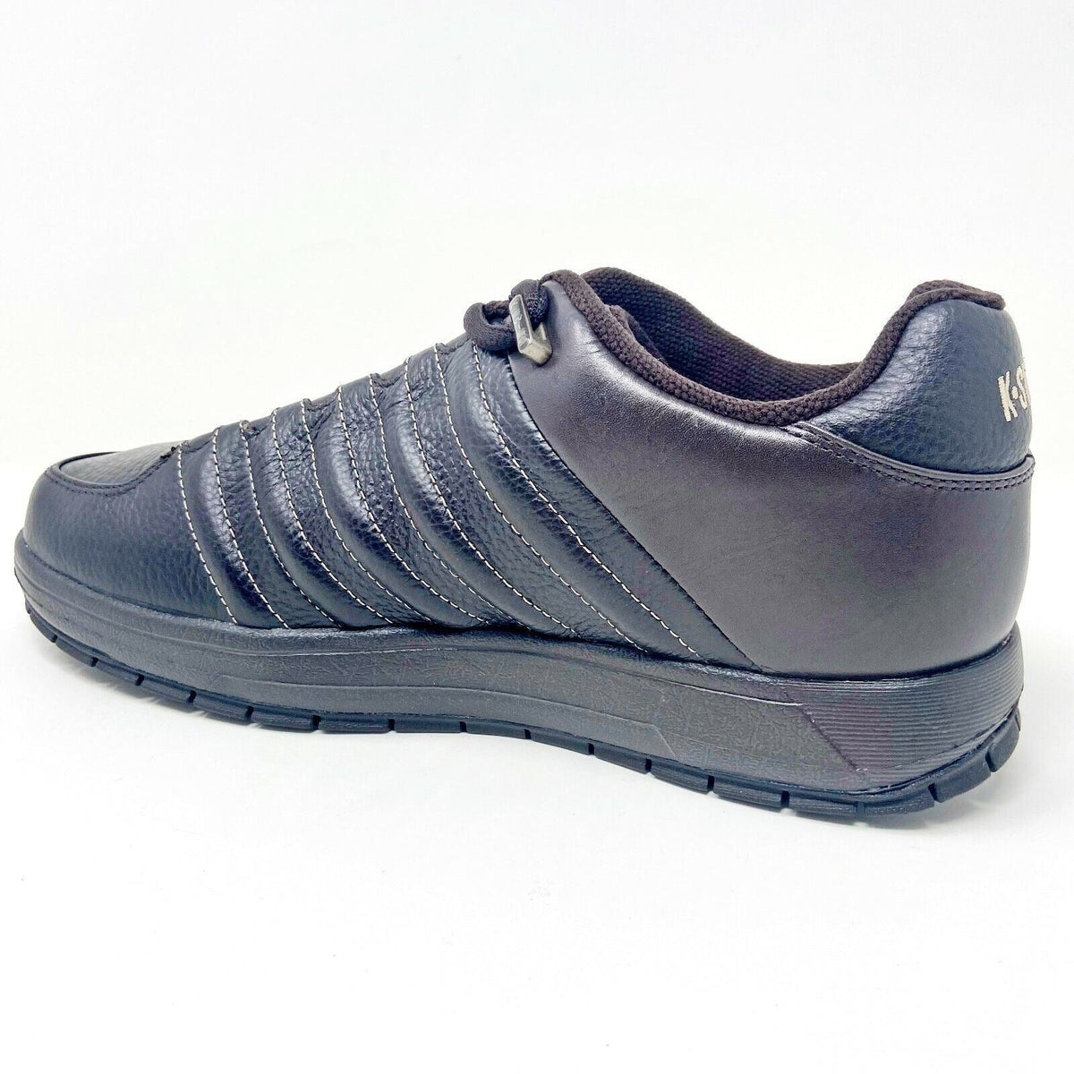 K-Swiss Colyer Dark Brown Oxford Mens Retro Casual Sneakers 01132278