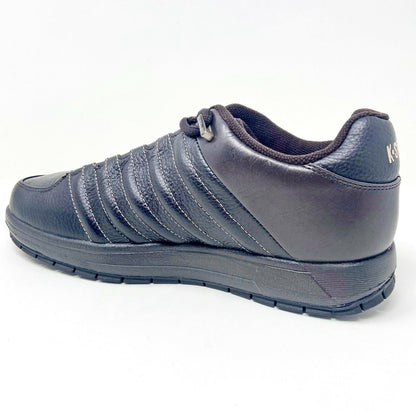 K-Swiss Colyer Dark Brown Oxford Mens Retro Casual Sneakers 01132278