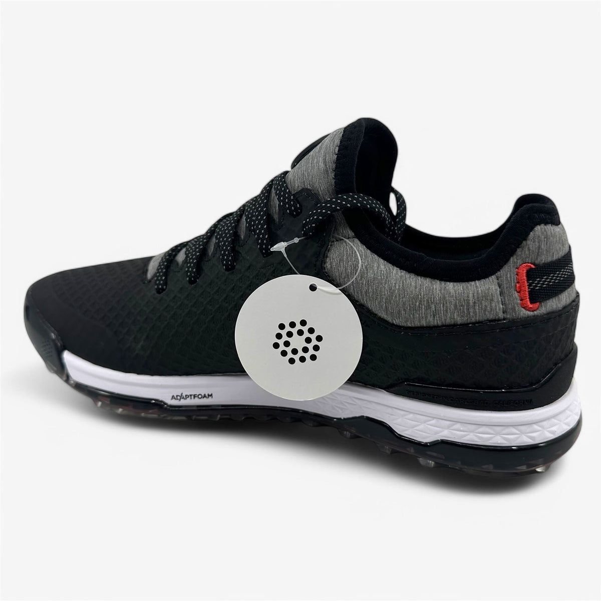 PUMA Proadapt Alphacat Black Silver Hot Coral Womens Waterproof Golf Shoes