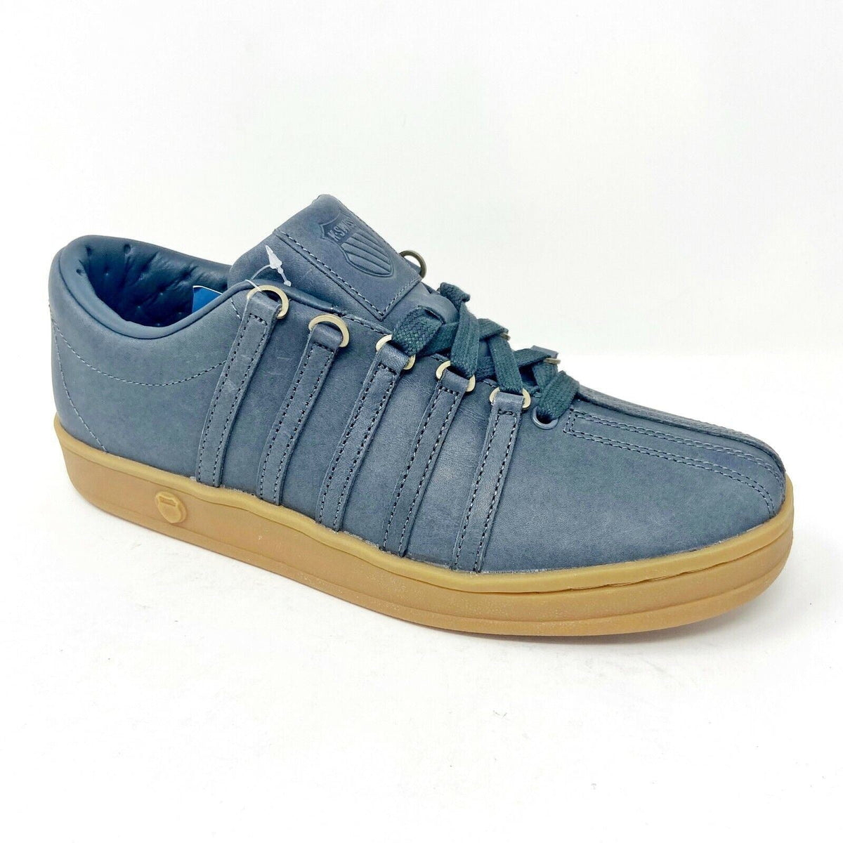 K-Swiss The Classic Leather Charcoal Gum Mens Size 7 Sneakers 02248 050