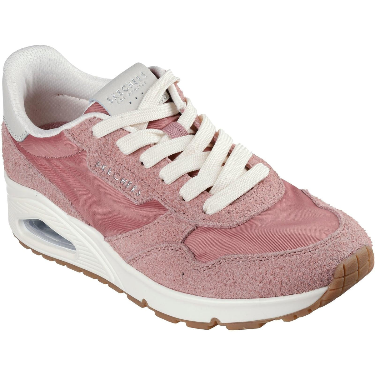 Women's Wide Fit Skechers 177857 Uno Vintage Dayz Trainers