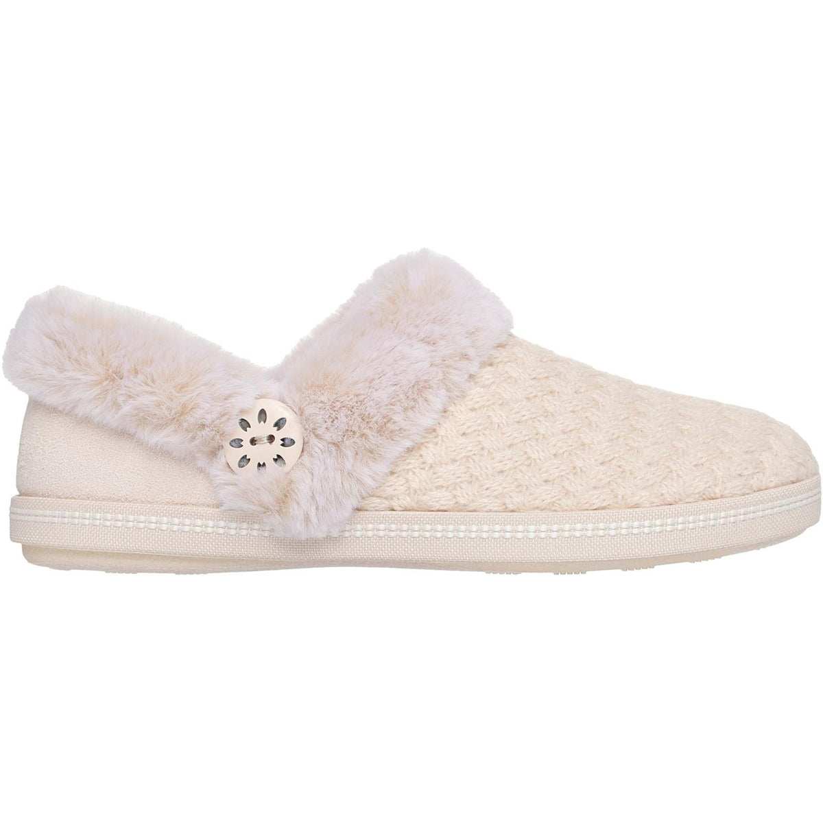 Women's Wide Fit Skechers 169041 Cozy Campfire Frosty Promise Slippers