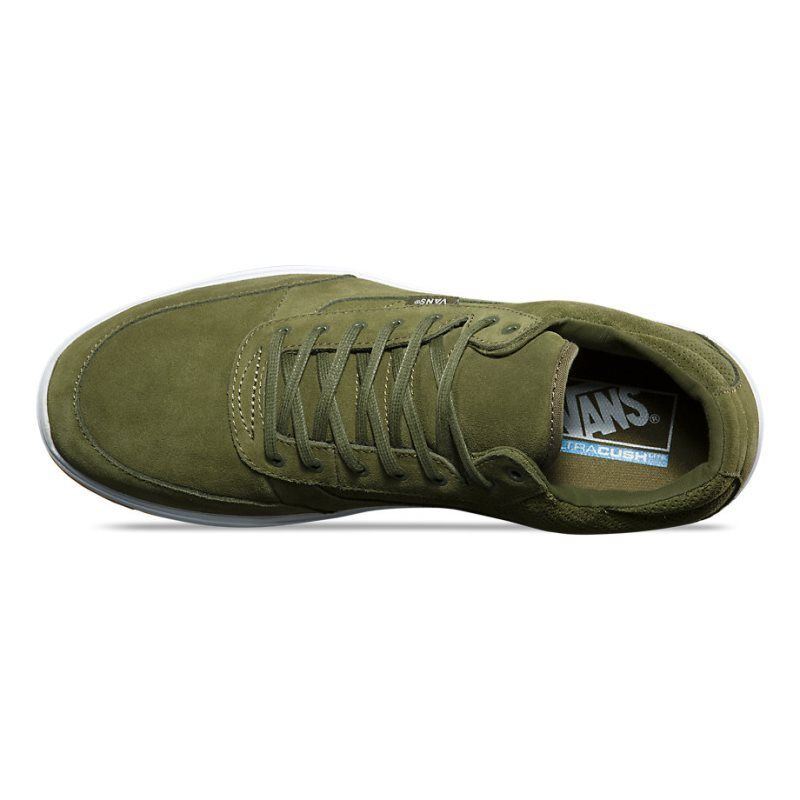 VANS Style 201 (Perf) Winter Moss Green True White UltraCush Mens Size 7