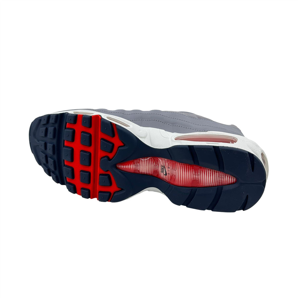 Nike Air Max 95 Cement Grey Thunder Blue Mens Athletic Sneaker