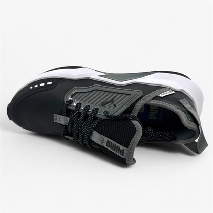 PUMA GS One Black Quiet Shade Mens Waterproof Golf Shoes