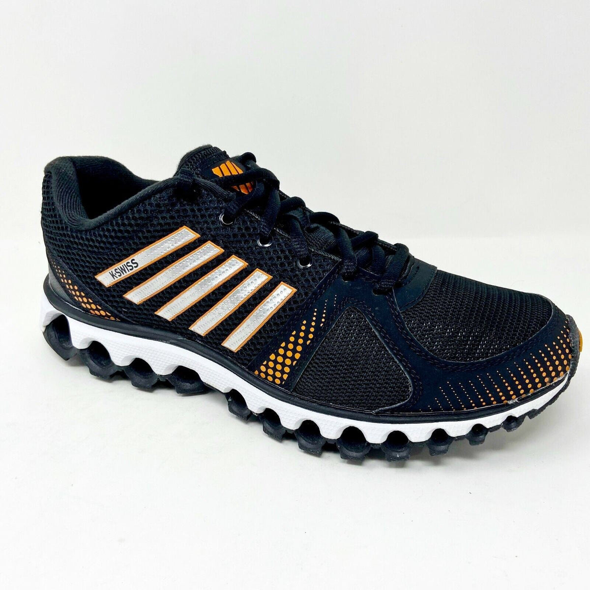 K-Swiss X-160 CMF Black Orange Popsicle Mens Size 9.5 Sneakers 03524 076