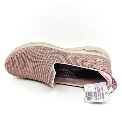 Skechers Go Walk Arch Fit Vividly Mauve Womens Size 9 Slip On Shoes