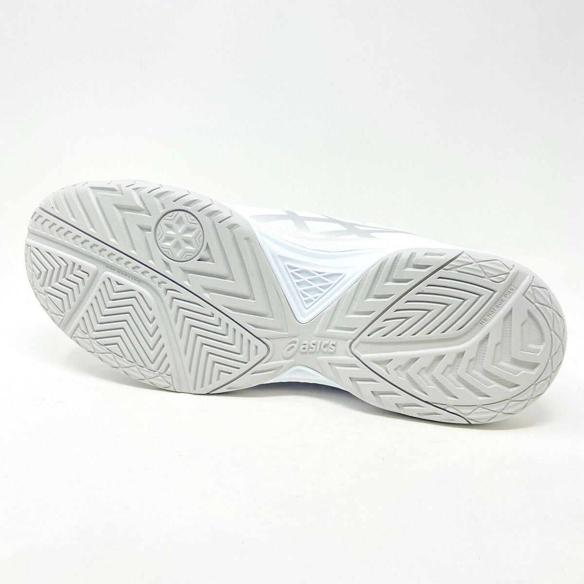 Asics Gel-Dedicate 5 White Silver Womens Tennis Court Shoes E757Y 0193