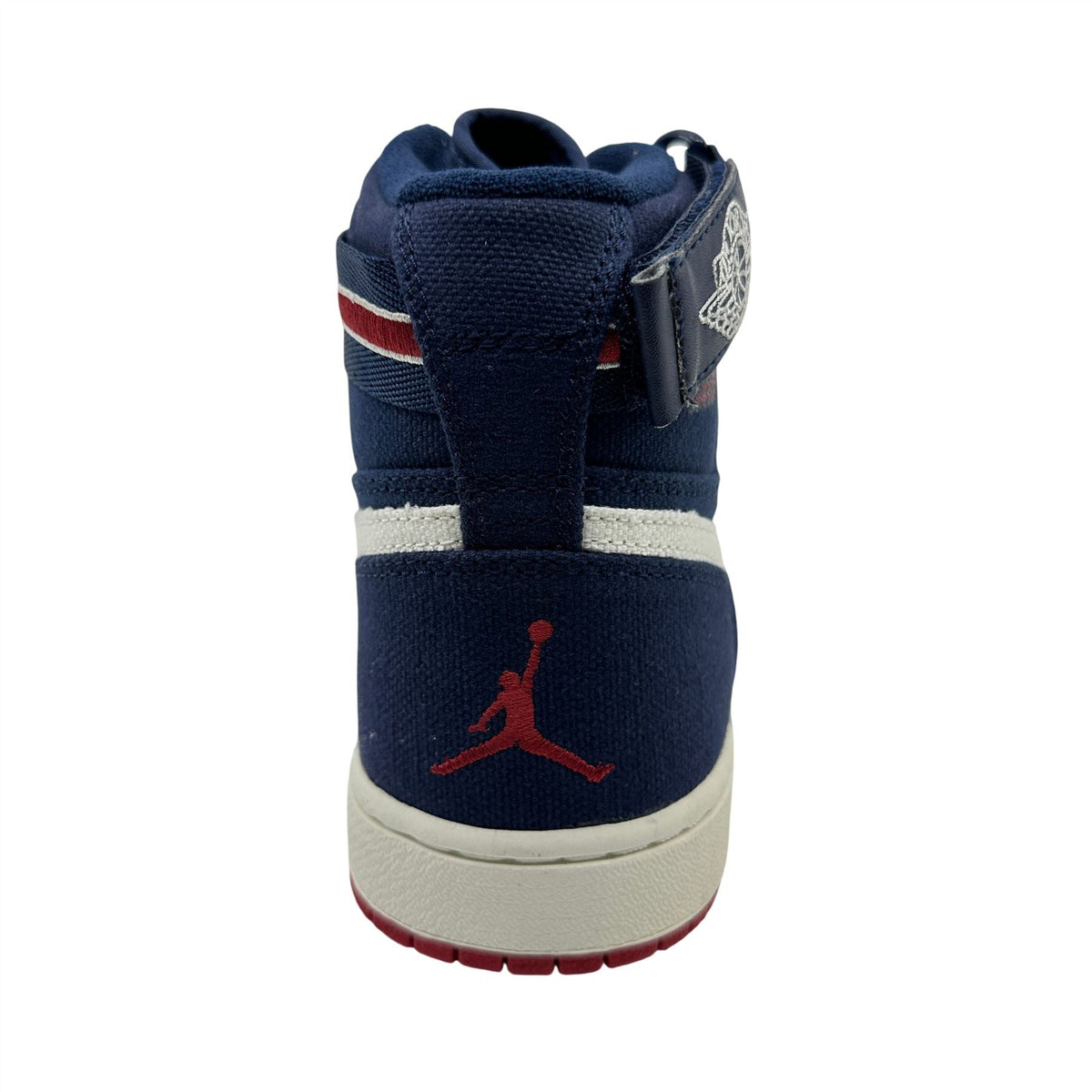 Jordan 1 High Strap Midnight Navy Varsity Red Mens Athletic Olympic Sneaker