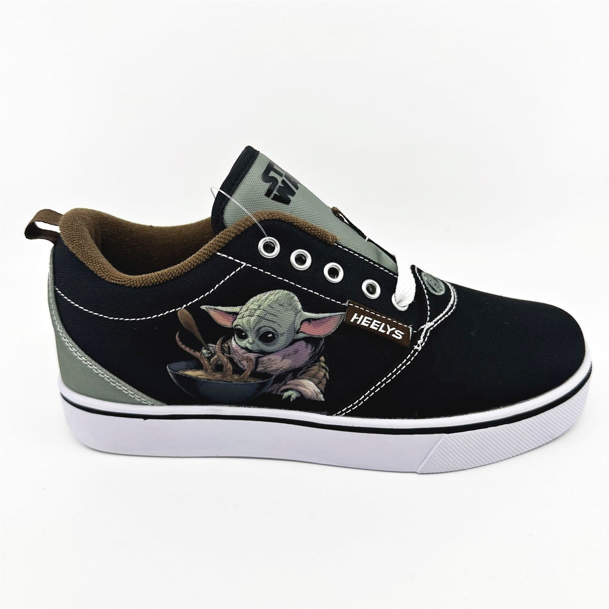 Heelys Pro 20 Prints Mandalorian Star Wars Black Bison Lily Pad Kids Athletic Sneaker