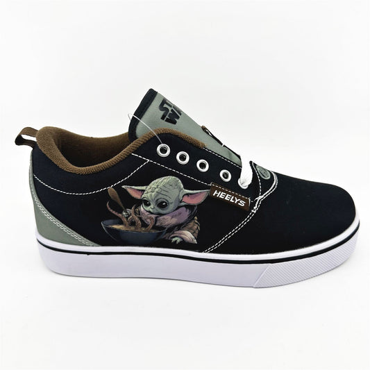 Heelys Pro 20 Prints Mandalorian Star Wars Black Bison Lily Pad Kids Athletic Sneaker
