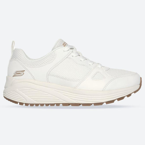 Womens Wide Fit Skechers 117268 Bobs Sparrow 2.0 Retro Clean Trainers