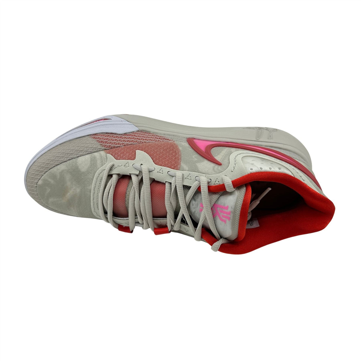 Nike Kyrie 8 Light Bone Picante Red Adobe Mens Athletic Sneaker