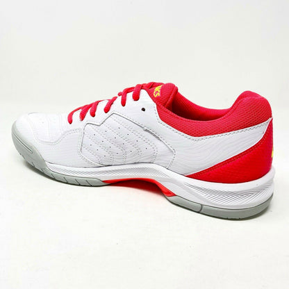Asics Gel-Dedicate 6 White Laser Pink Womens Tennis Shoes 1042A067 102