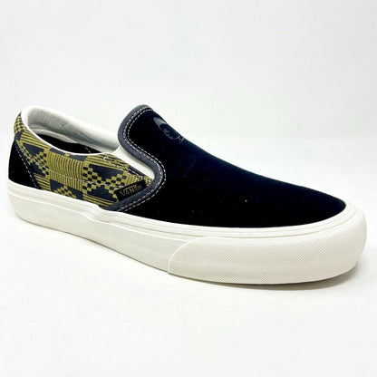 Vans Classic Slip On (Michael February) Black Olive Mens Suede UltraCush Shoes