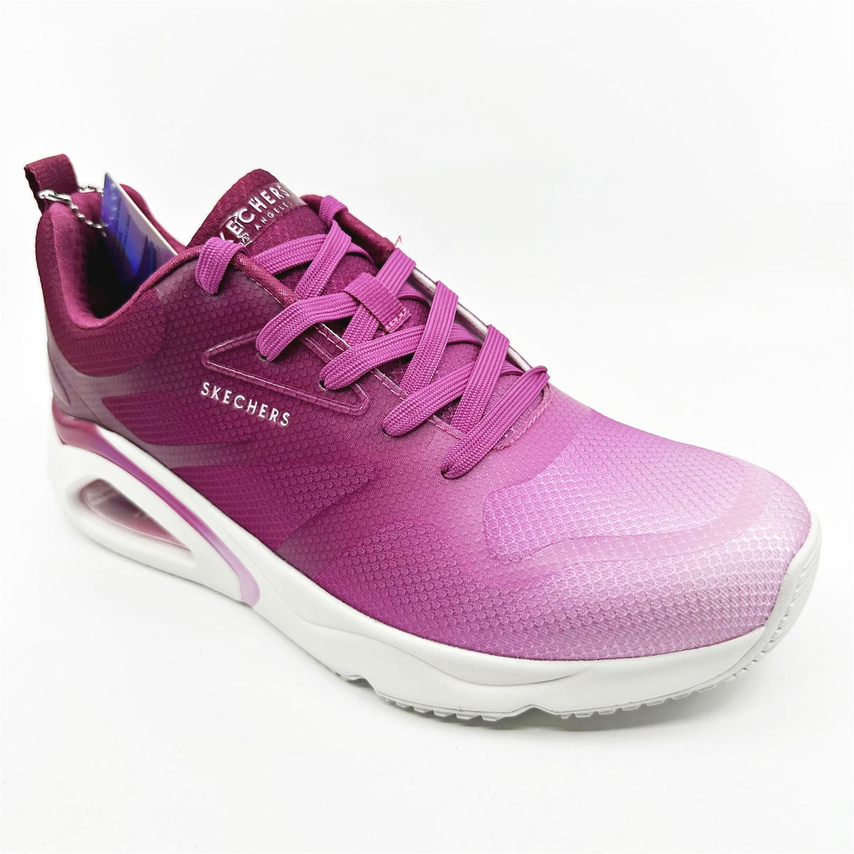 Skechers Tres Air Uno Brighten Up Pink Multi Womens  Athletic Sneakers