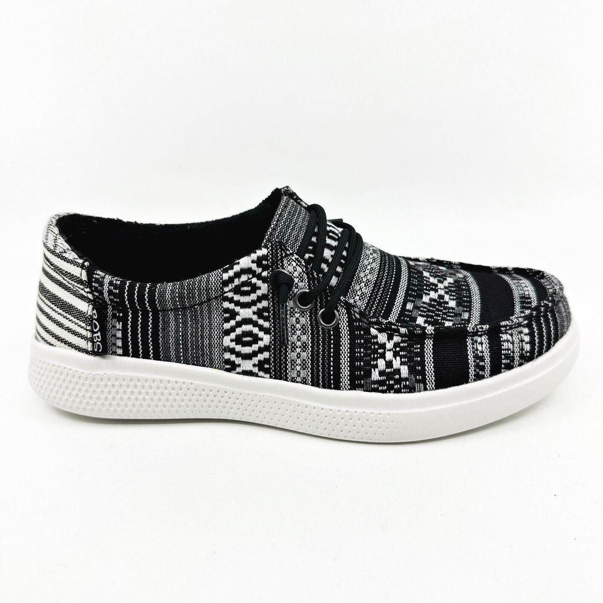 Skechers Bobs Skipper Desert Dayz Black Womens Size 5.5 Casual Shoes