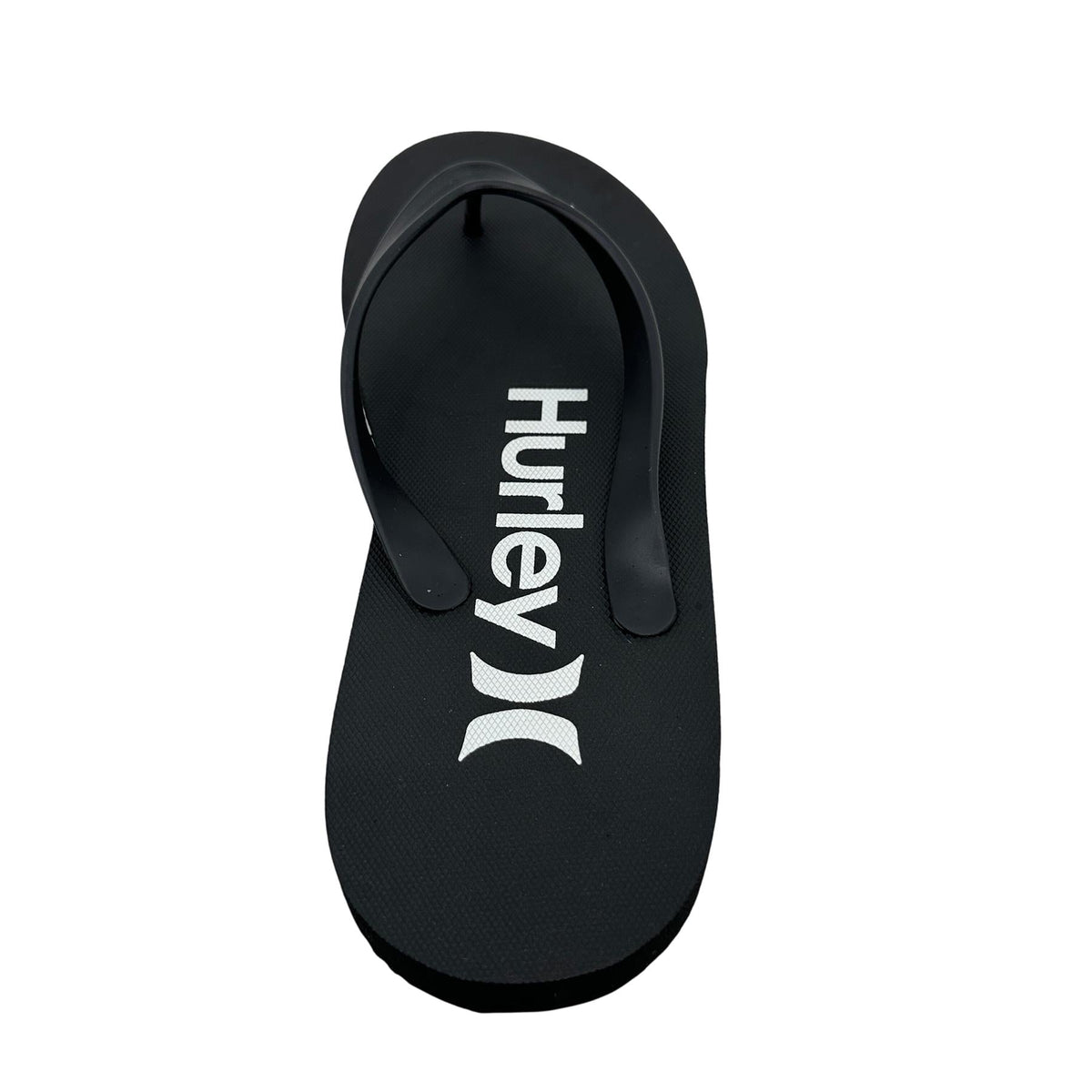 Hurley Logo Black White Mens Sandal Pool Beach Flip Flop