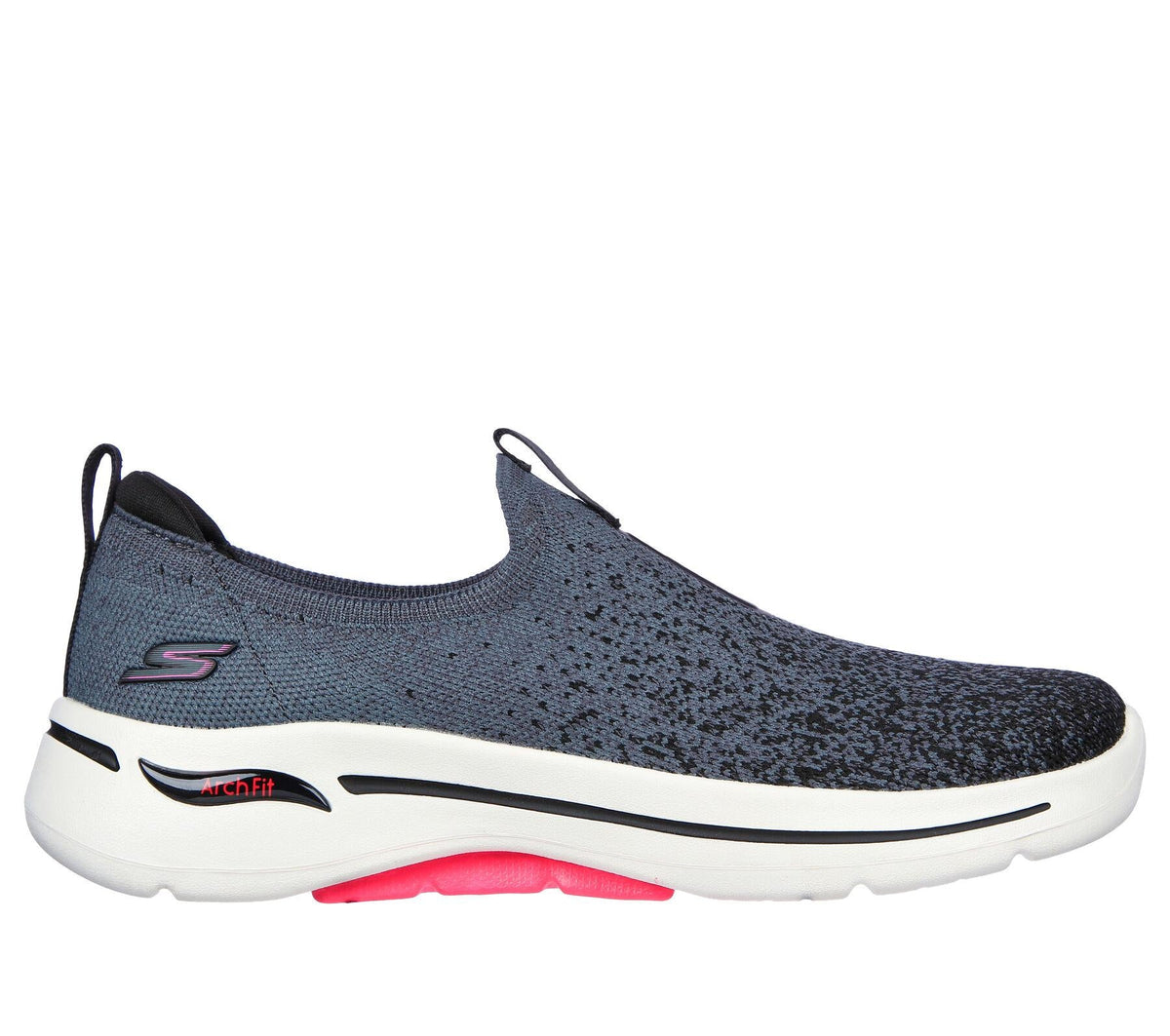 Womens Wide Fit Skechers 124873 Relaxed Fit Shoes