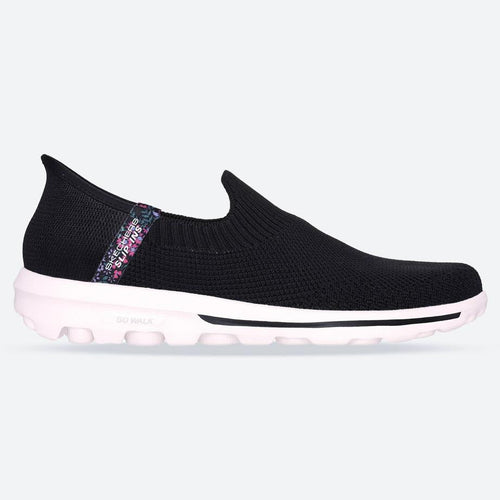 Women's Wide Fit Skechers 124799 Slip-ins Go Walk Travel Trainers