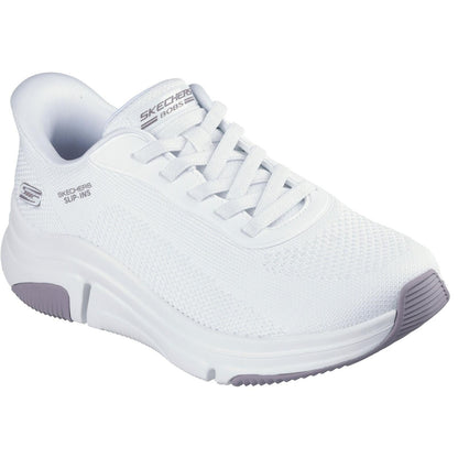 Women's Wide Fit Skechers 117587 Slip-ins Bobs Sport Sparrow Flex Trainers