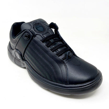 K-Swiss Chilton Triple Black Mens Athletic Shoe Sneakers 00406 001