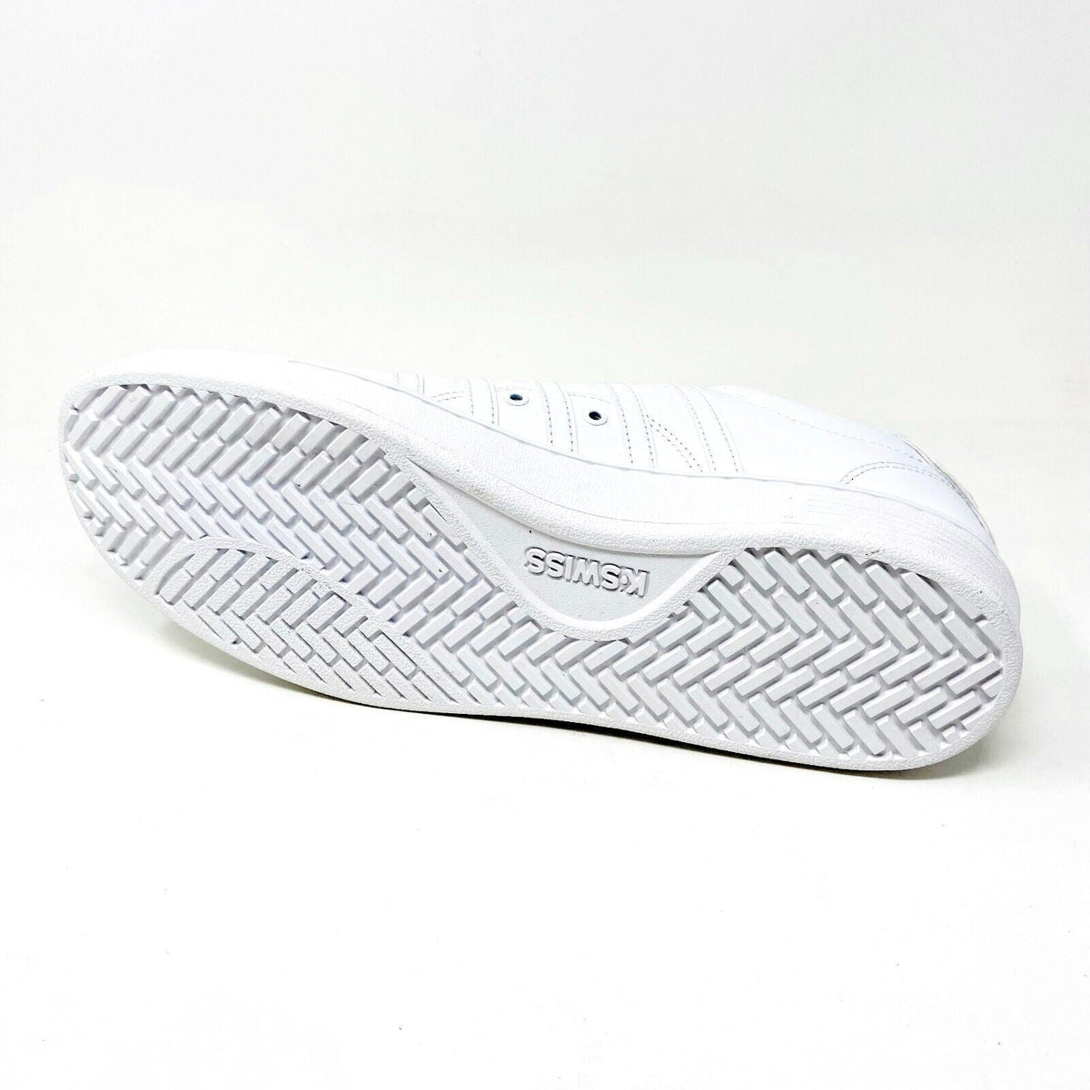 K-Swiss Court Pro II CMF White Silver Mens Size 8.5 Tennis Sneakers 03629 155