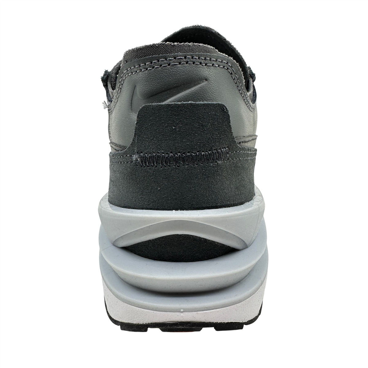 Nike Waffle One Leather Iron Grey Black Mens Athletic Sneaker