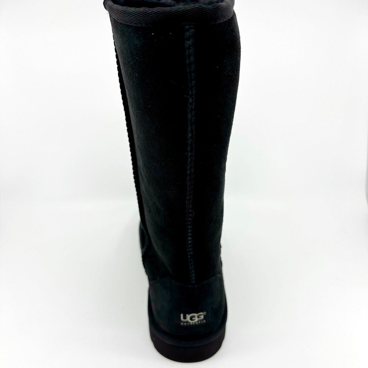 UGG Classic Tall Black Kids Girls Suede Sheepskin Boots 5229 BLK