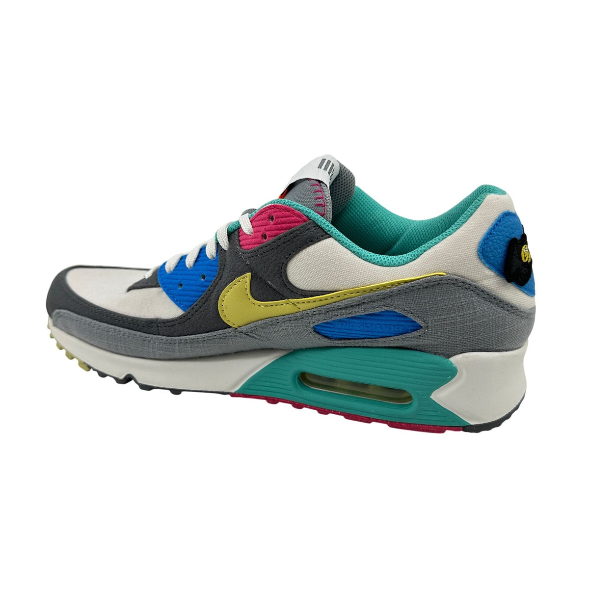 Nike Air Max 90 SE Phantom Celery Iron Grey Mens Athletic Sneaker