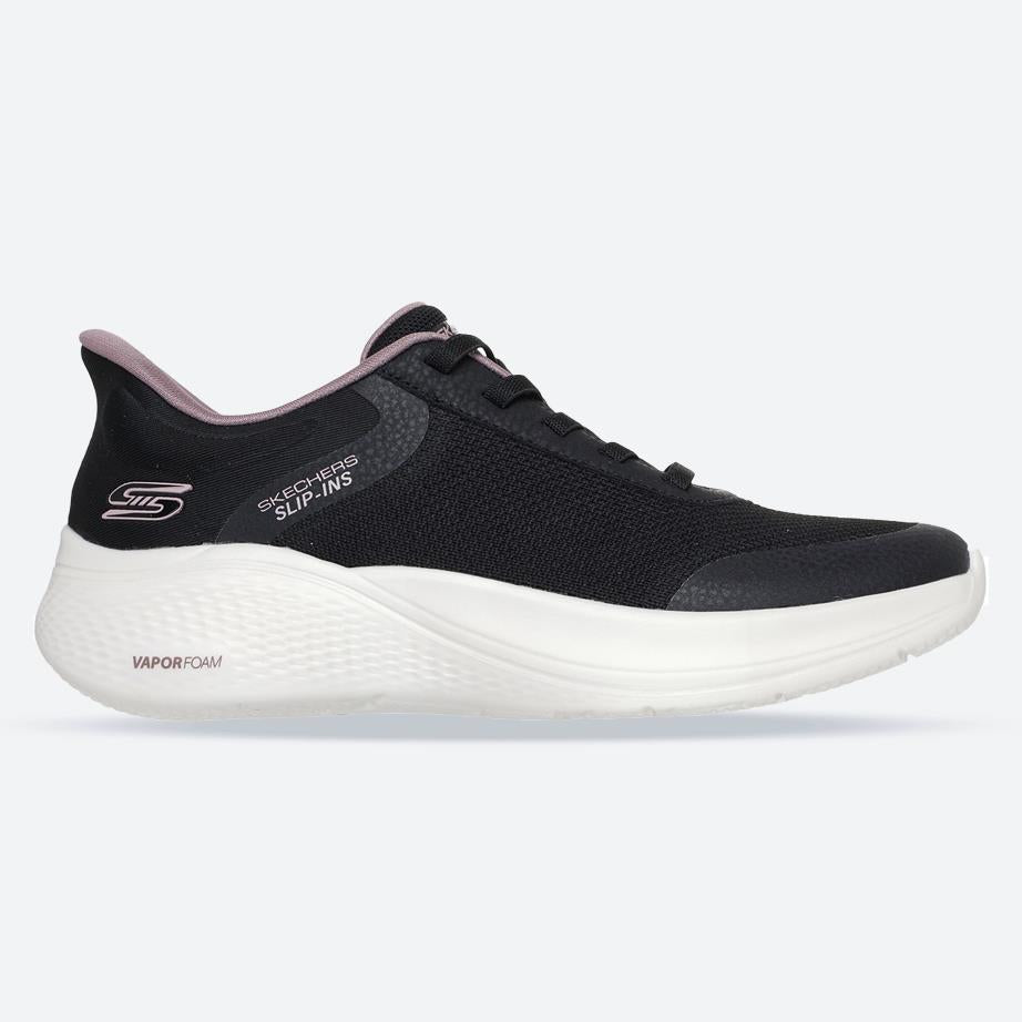 Women's Wide Fit Skechers 117555 Slip-ins Bobs Sport Infinity Vapor Glow Trainers