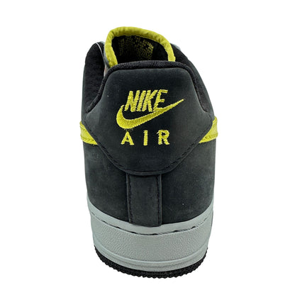 Nike Air Force 1 Low Premium Grey Sonic Yellow Black Mens Wildwood Sneaker