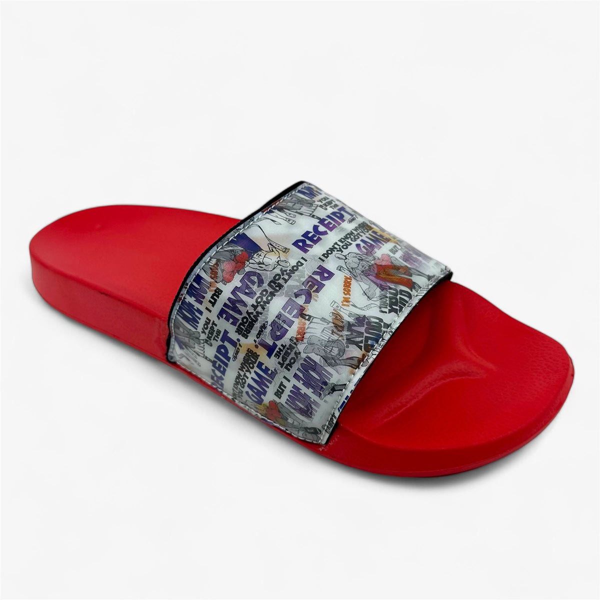 AND1 Chasin Red Multicolor Mens Sandal Slide