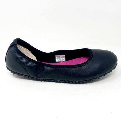 Plae Crosby Black Pink Womens Casual Slip On Leather Flats Shoes 556010 001