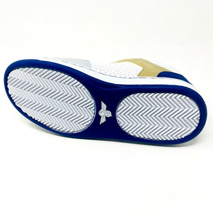 Creative Recreation Cesario Metallic Gold Vapor White Royal Youth Kids Sneakers
