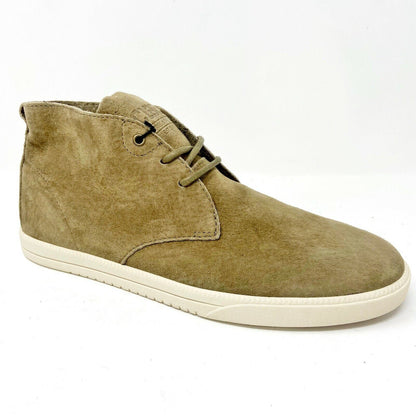 Clae Strayhorn Unlined Butterscotch Suede Mens Size 7 Mid Casual Sneakers