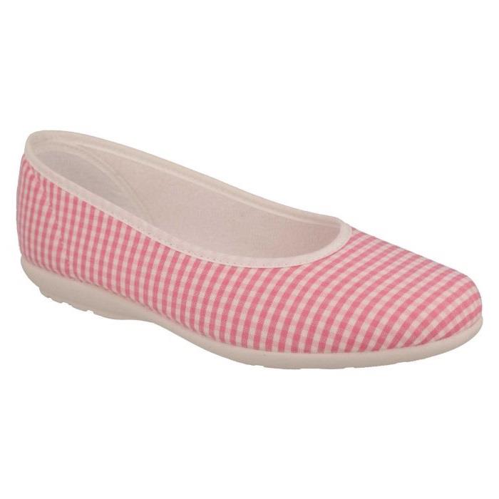 Women's Wide Fit DB Anenome Canvas Pumps