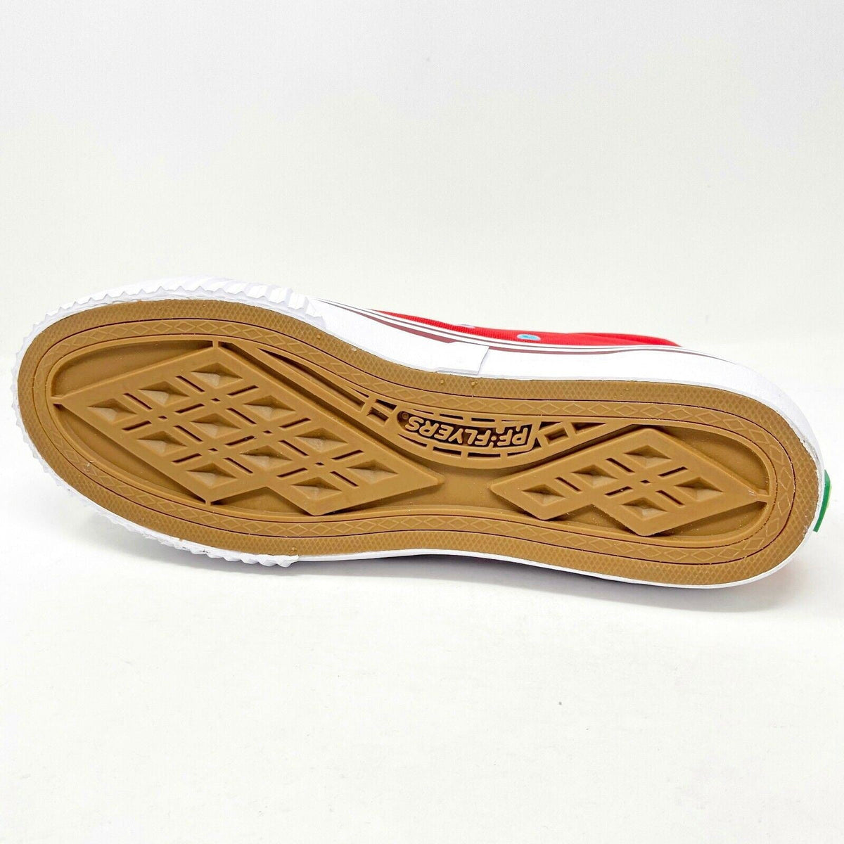 PF Flyer Center Hi Reis Red White Mens Retro Sneakers PM12OH3I