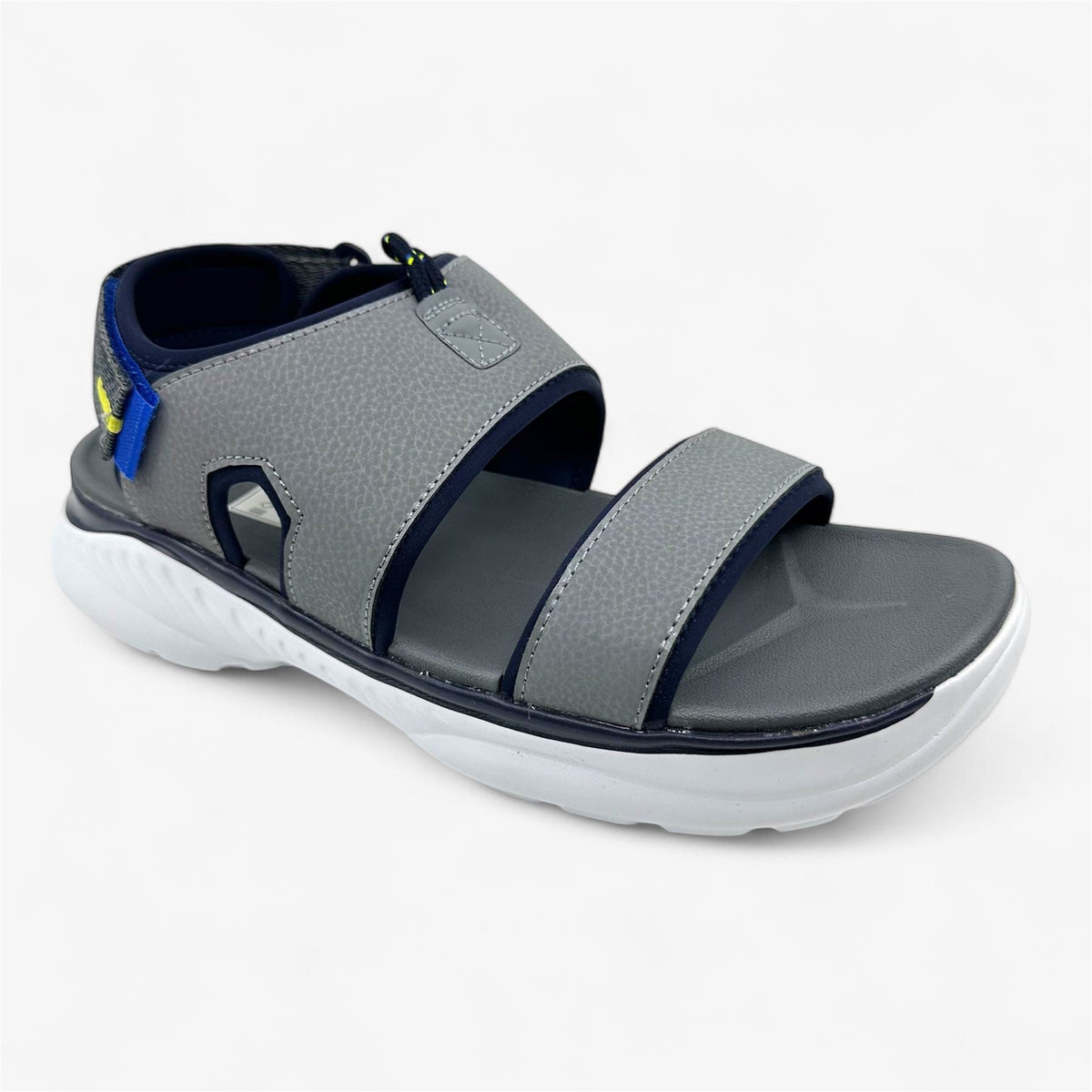 Avia Avi Atlantic Silver Filigree Graphite Lime Punch Mens Sandal Slip-On