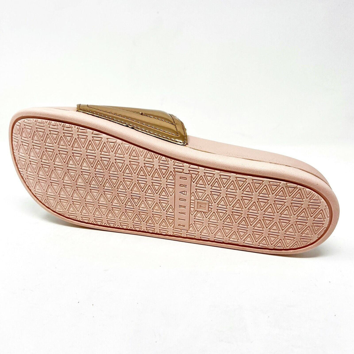 STNDRD Standard Los Angeles Monaco Rose Gold Womens Slides Sandals