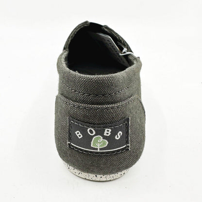 Skechers Bobs Plush Natural Kiss Charcoal Womens Size 7 Casual Flats
