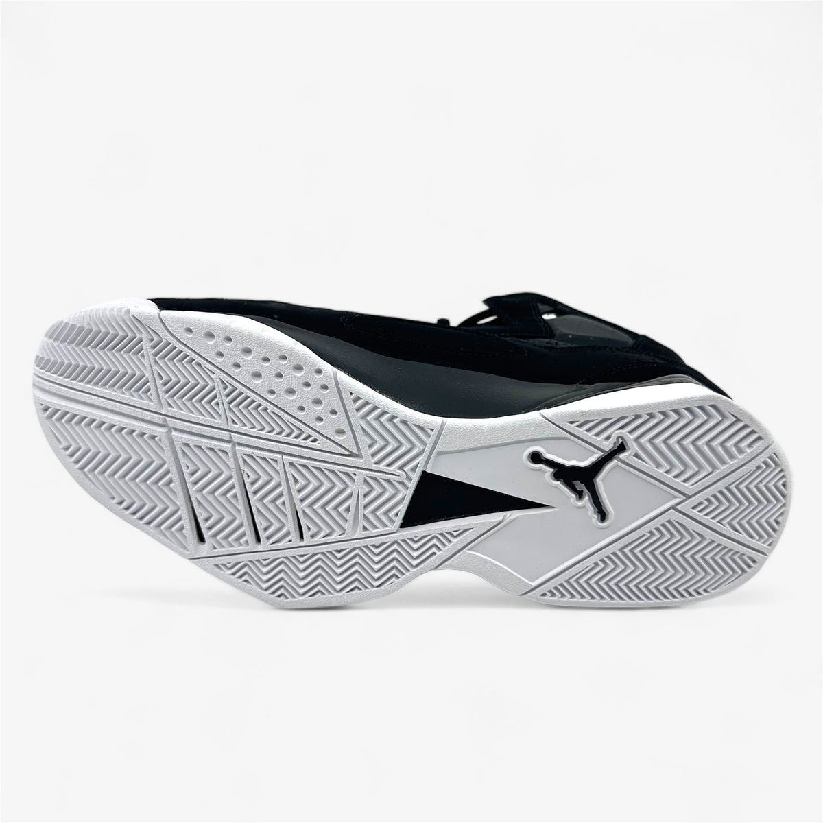 Jordan True Flight Black Metallic Gold Black Mens Athletic Sneaker