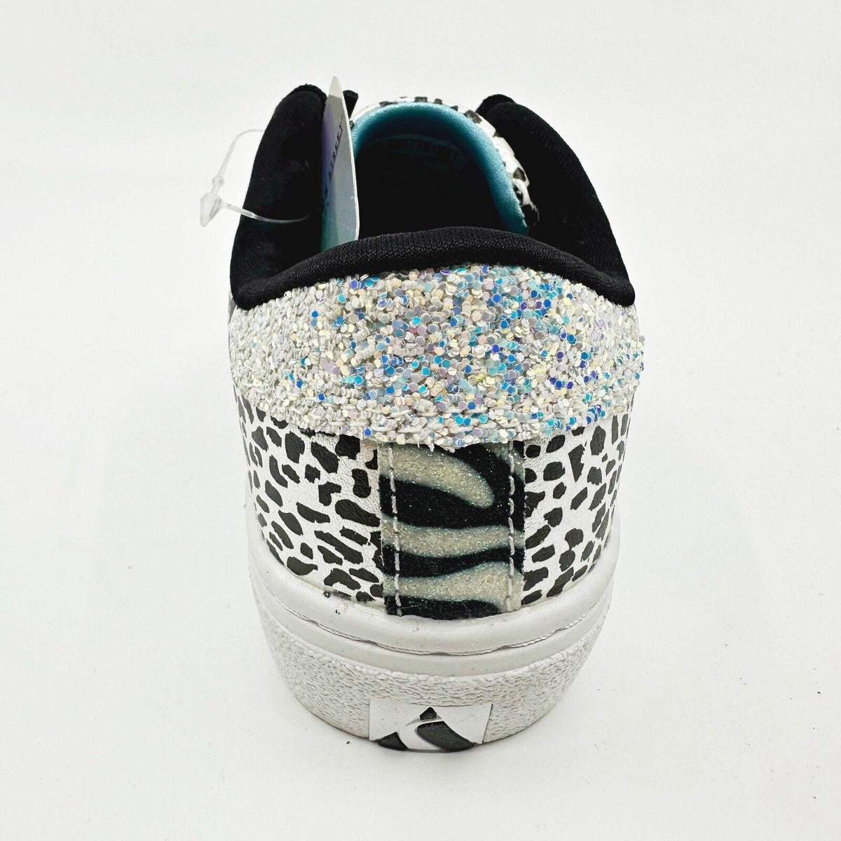 Skechers Goldie Leopard Remix White Leopard Kids Girls Size 12 Sneakers