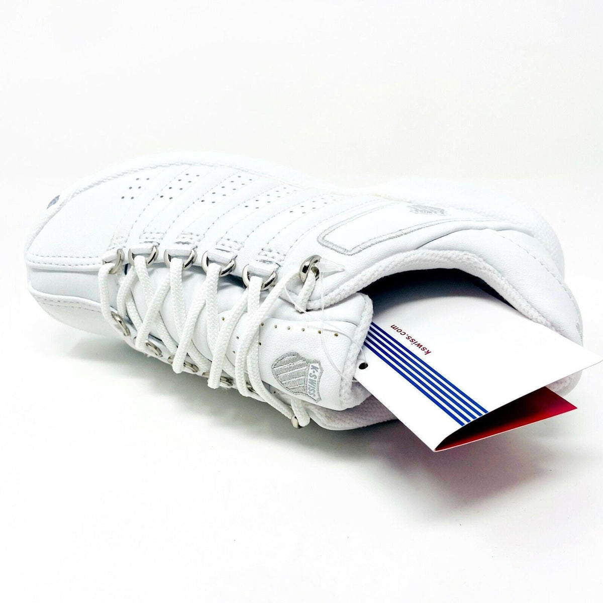 K-Swiss Darwell White Platinum Child Kids Casual Sneakers 5742147