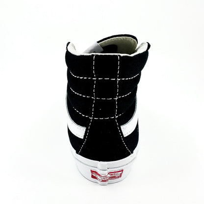 Vans Vault OG Sk8 Hi LX (Suede Canvas) Black True White Womens Shoes