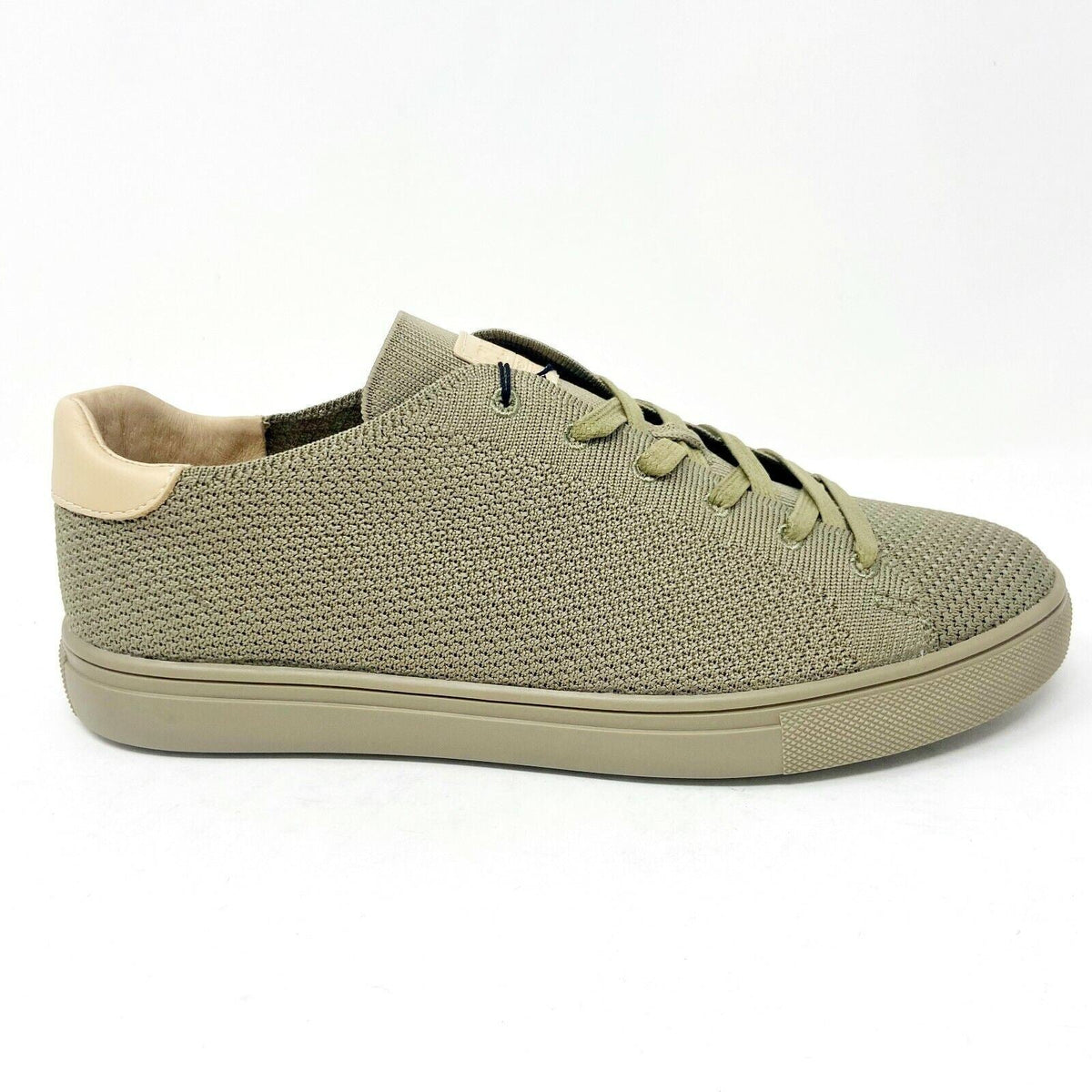 Clae Bradley Knit Pale Khaki Mens Premium Casual Sneakers