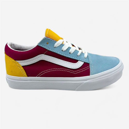 VANS Old Skool (Retro Rainbow) Multi Color Kids Size 3 Athletic Sneaker