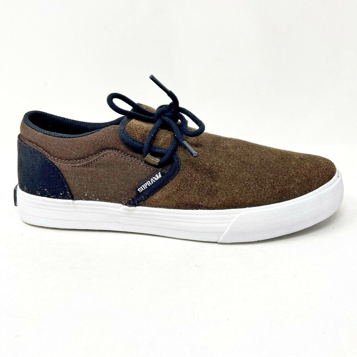 Supra Cuba Demitasse Black White Mens Size 8 Skateboard Sneakers 08108 275