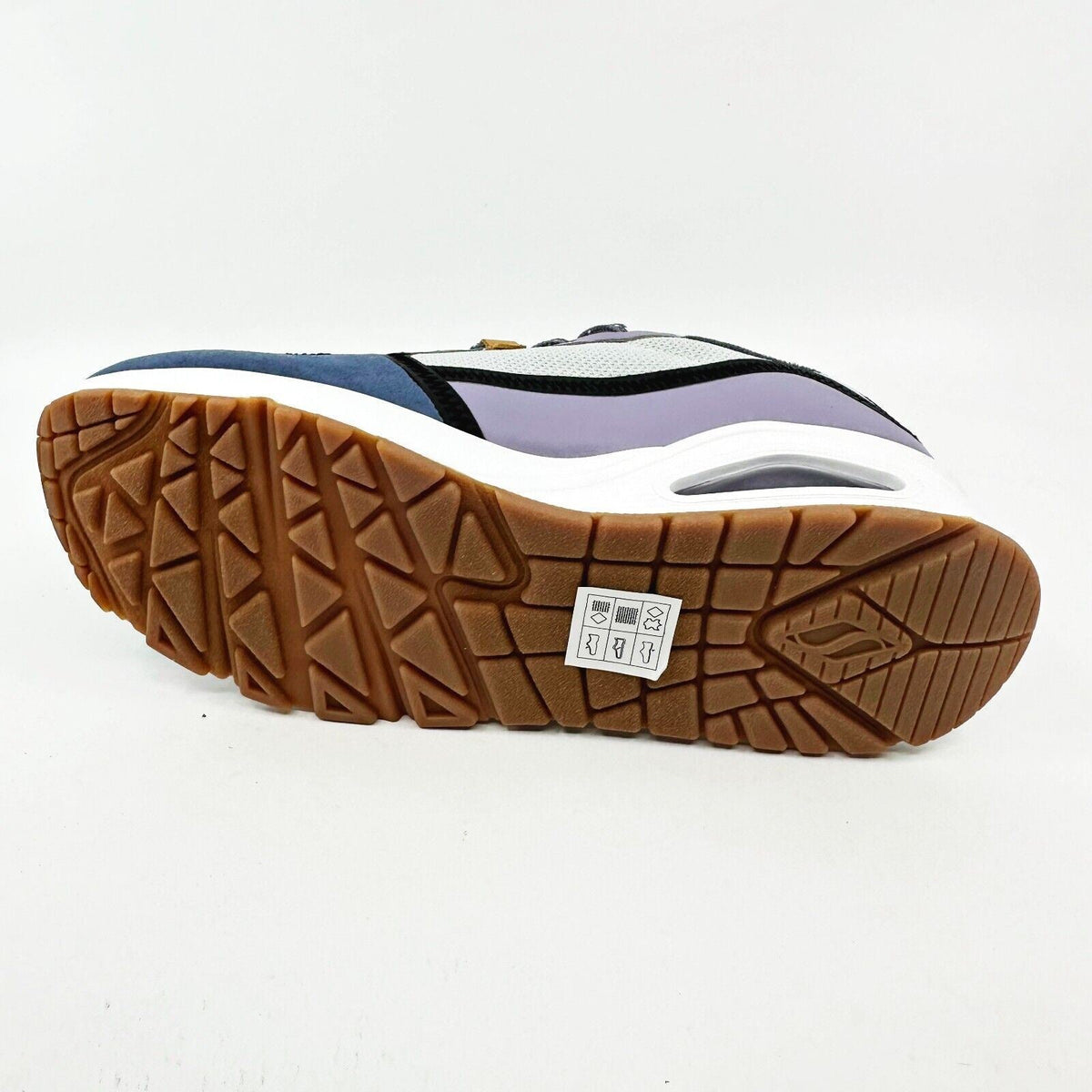 Skechers Uno Layover Blue Purple Womens Size 7 Athletic Sneakers